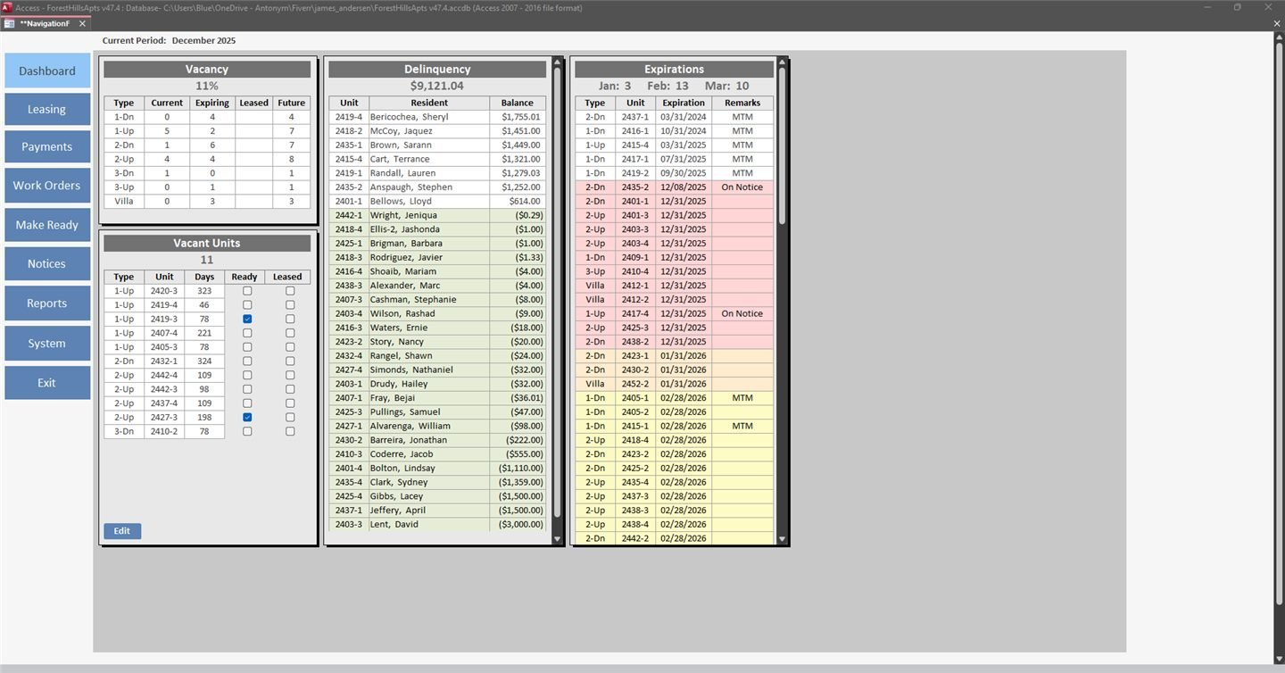 Residential Apartment Management System